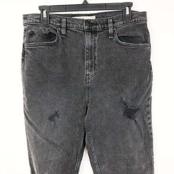 HUDSON Women Harlow Cigarette Jeans 32 US 14 Black Dark Lovely High-Rise NWOT - Picture 4 of 11